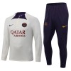 Paris Saint-Germain Quarter Zip Training Huppari Suits 2023-24 Valkoinen - Miesten